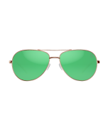 Sandbar Gold/Green Mirror Amber Polycarbonate UV Polarized Unisex Fishing Sunglasses
